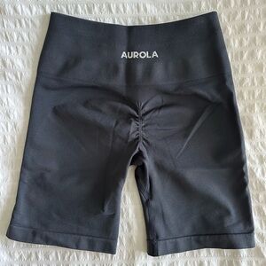Aurola Women's Charcoal Grey Gym Shorts